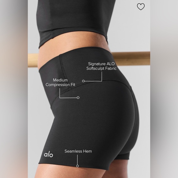 Alo yoga 3” Softsculpt High-Waist Precision Short - Picture 3 of 7